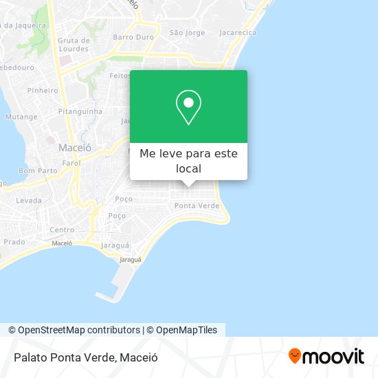 Palato Ponta Verde mapa