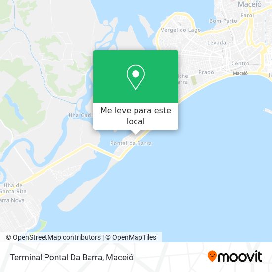 Terminal Pontal Da Barra mapa
