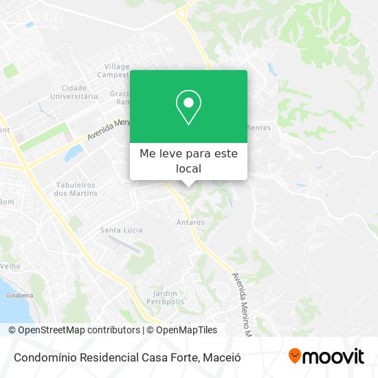 Condomínio Residencial Casa Forte mapa