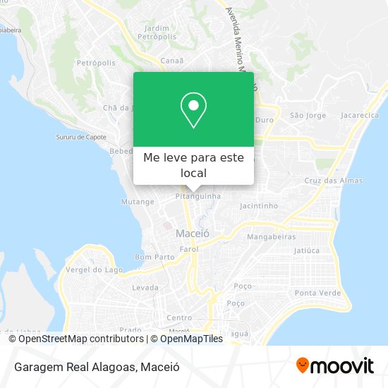 Garagem Real Alagoas mapa