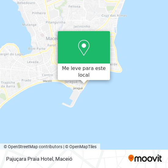 Pajuçara Praia Hotel mapa