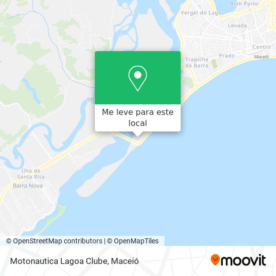 Motonautica Lagoa Clube mapa