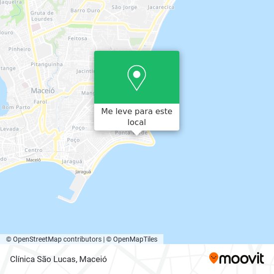 Clínica São Lucas mapa