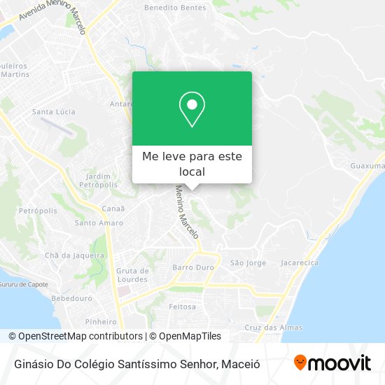 Ginásio Do Colégio Santíssimo Senhor mapa