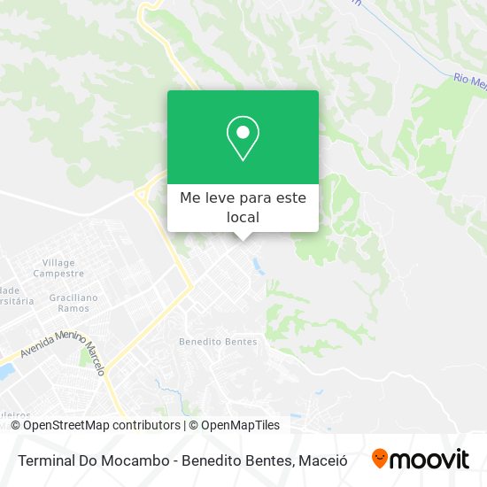 Terminal Do Mocambo - Benedito Bentes mapa