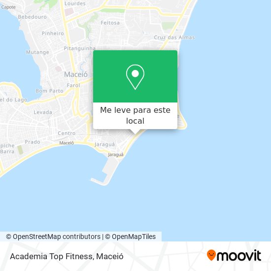 Academia Top Fitness mapa