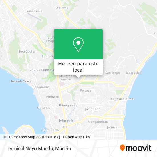 Terminal Novo Mundo mapa