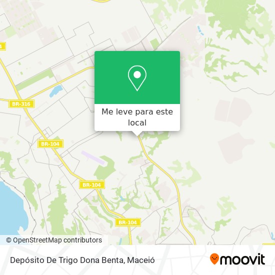 Depósito De Trigo Dona Benta mapa