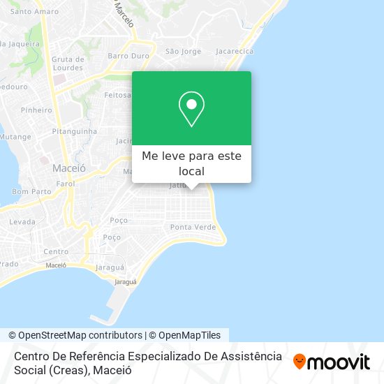 Centro De Referência Especializado De Assistência Social (Creas) mapa