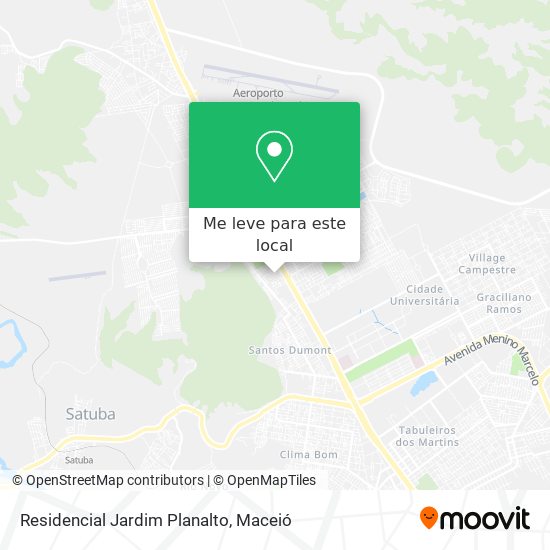 Residencial Jardim Planalto mapa