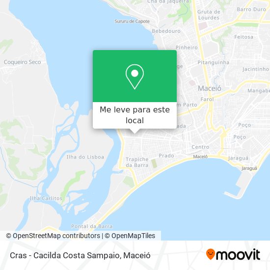 Cras - Cacilda Costa Sampaio mapa