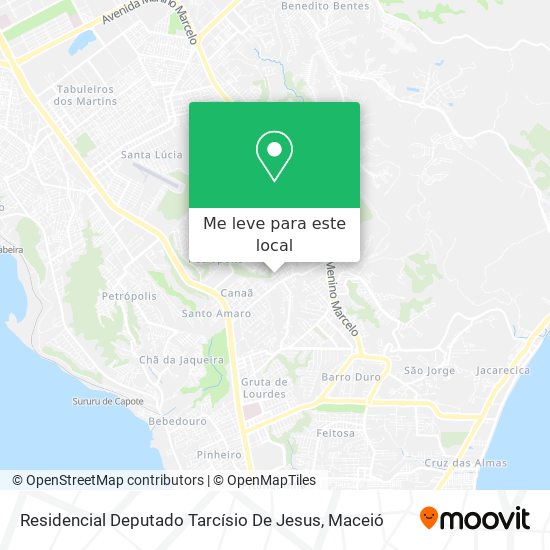 Residencial Deputado Tarcísio De Jesus mapa