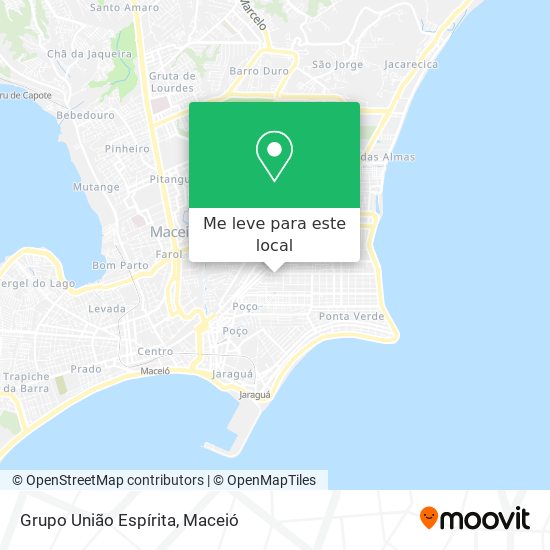 Grupo União Espírita mapa