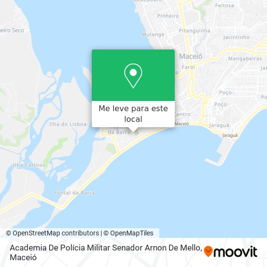 Academia De Polícia Militar Senador Arnon De Mello mapa