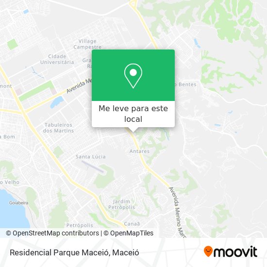 Residencial Parque Maceió mapa