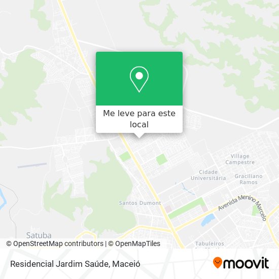 Residencial Jardim Saúde mapa