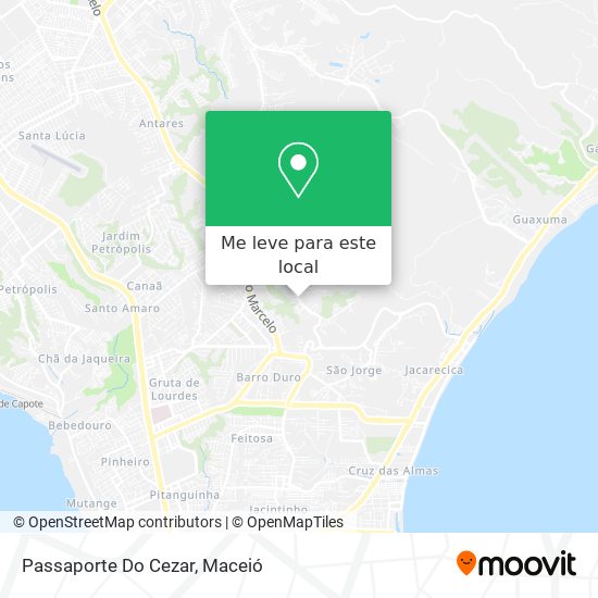 Passaporte Do Cezar mapa