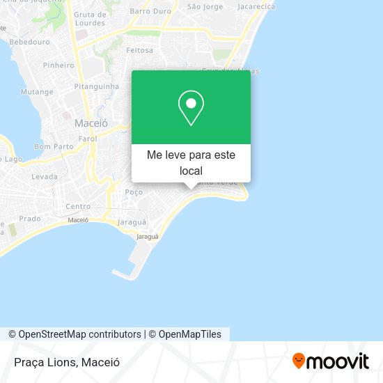Praça Lions mapa