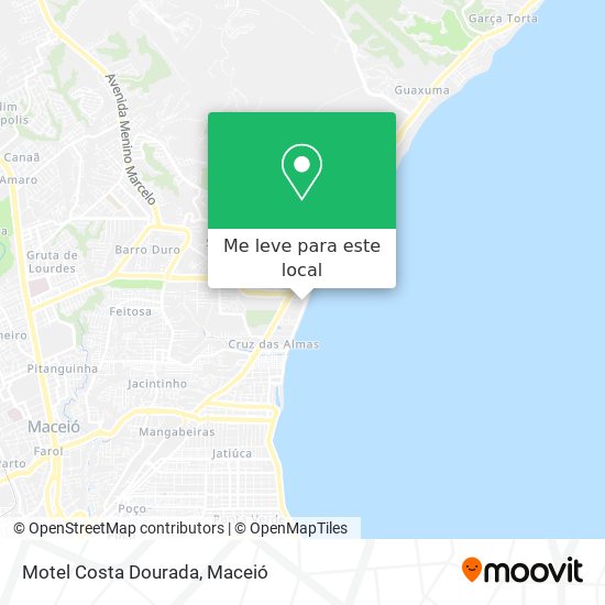 Motel Costa Dourada mapa