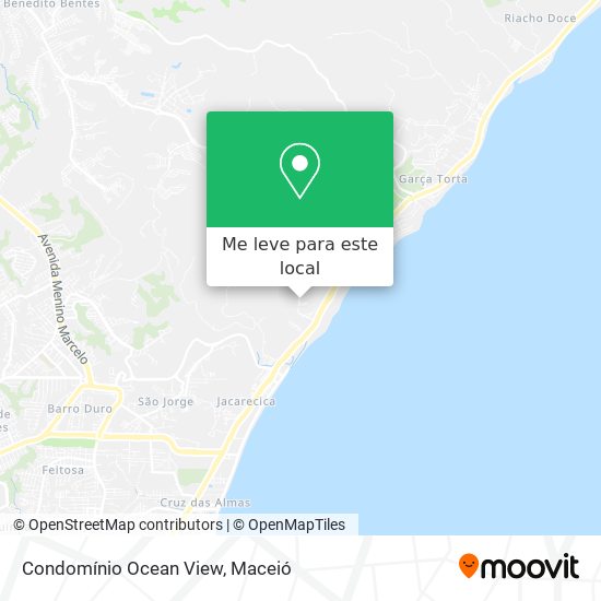 Condomínio Ocean View mapa