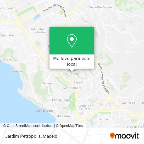 Jardim Petrópolis mapa