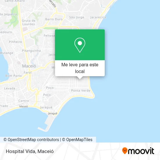 Hospital Vida mapa