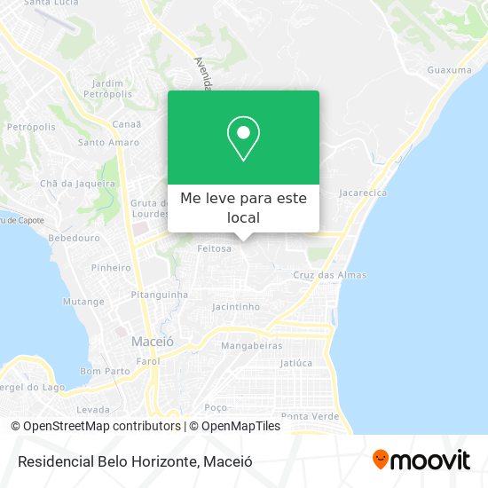 Residencial Belo Horizonte mapa