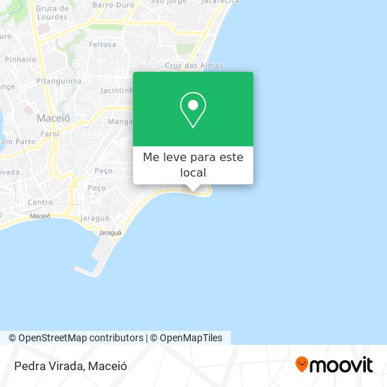Pedra Virada mapa