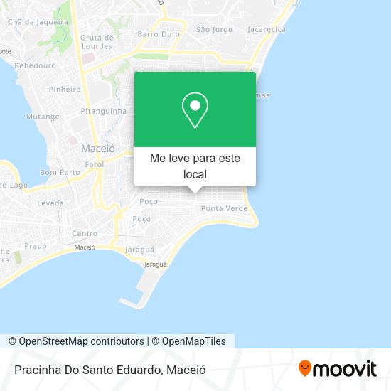 Pracinha Do Santo Eduardo mapa