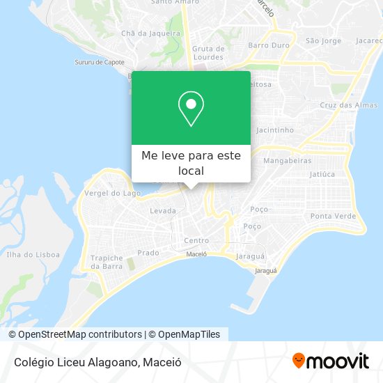 Colégio Liceu Alagoano mapa