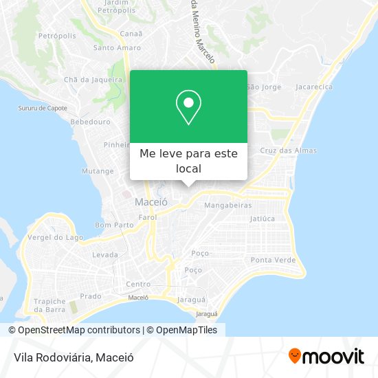 Vila Rodoviária mapa