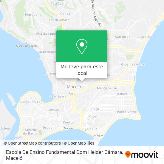 Escola De Ensino Fundamental Dom Helder Câmara mapa
