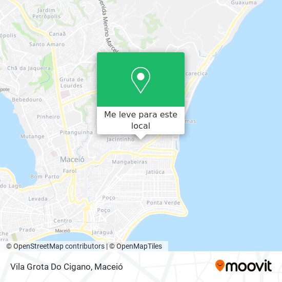 Vila Grota Do Cigano mapa