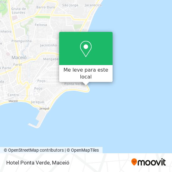 Hotel Ponta Verde mapa