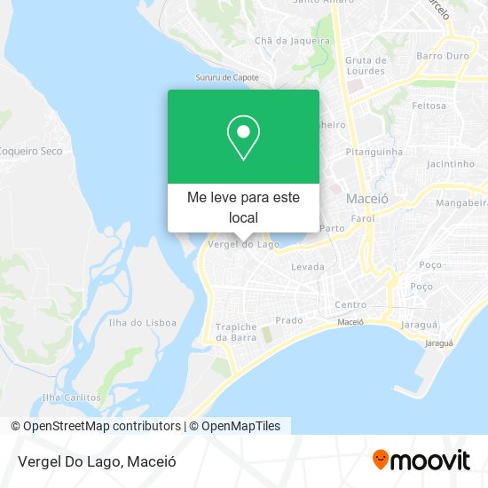 Vergel Do Lago mapa