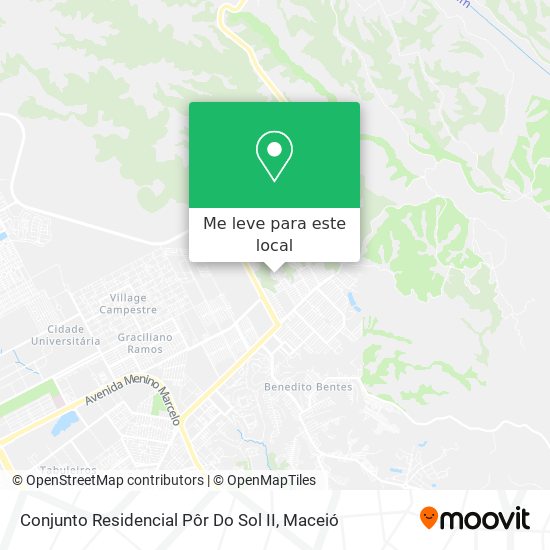 Conjunto Residencial Pôr Do Sol II mapa