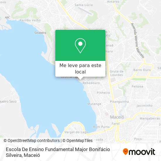 Escola De Ensino Fundamental Major Bonifácio Silveira mapa