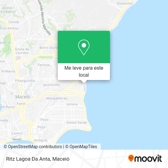 Ritz Lagoa Da Anta mapa