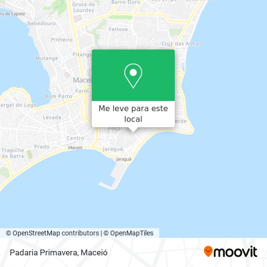 Padaria Primavera mapa
