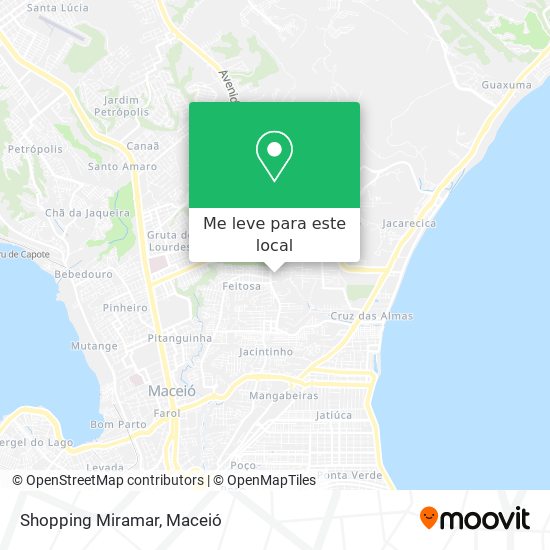 Shopping Miramar mapa