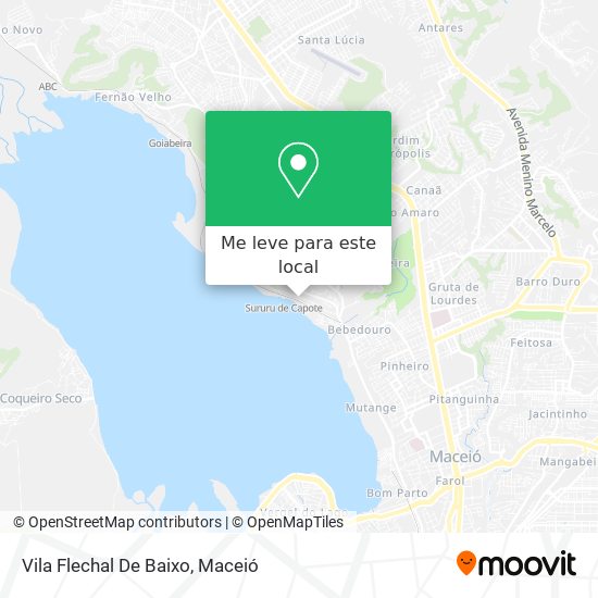 Vila Flechal De Baixo mapa