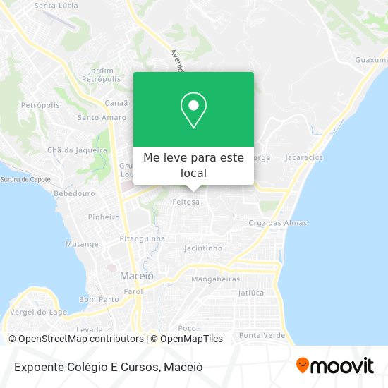 Expoente Colégio E Cursos mapa