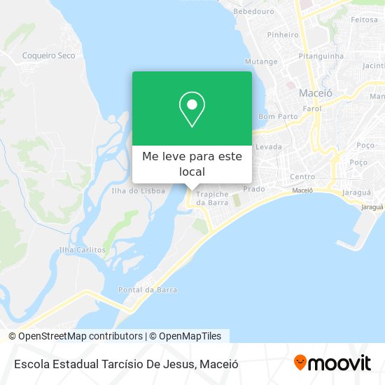 Escola Estadual Tarcísio De Jesus mapa