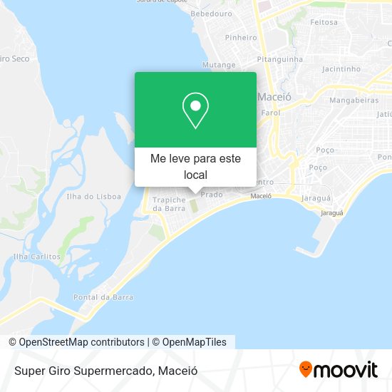 Super Giro Supermercado mapa
