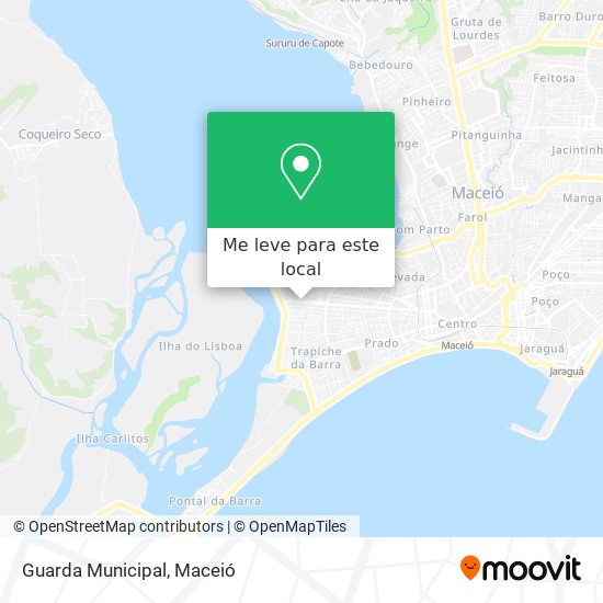 Guarda Municipal mapa