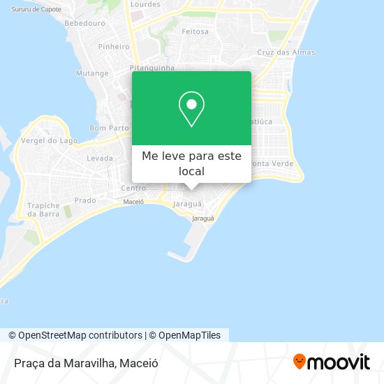 Praça da Maravilha mapa