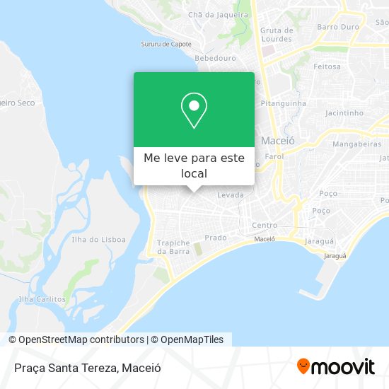 Praça Santa Tereza mapa