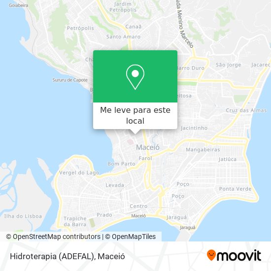 Hidroterapia (ADEFAL) mapa