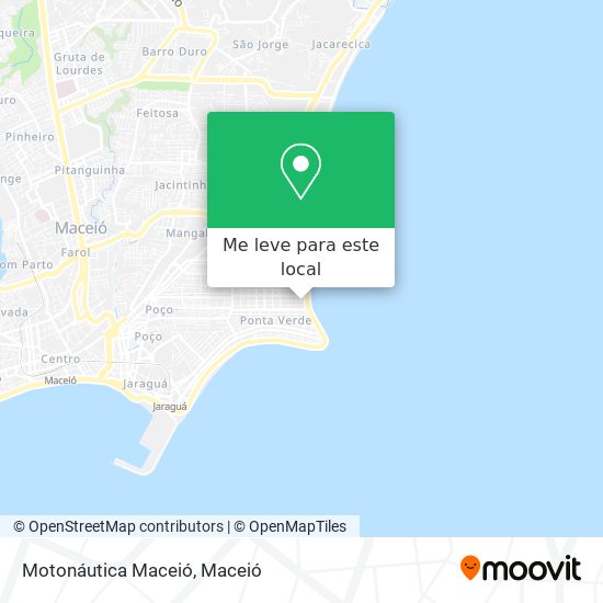 Motonáutica Maceió mapa