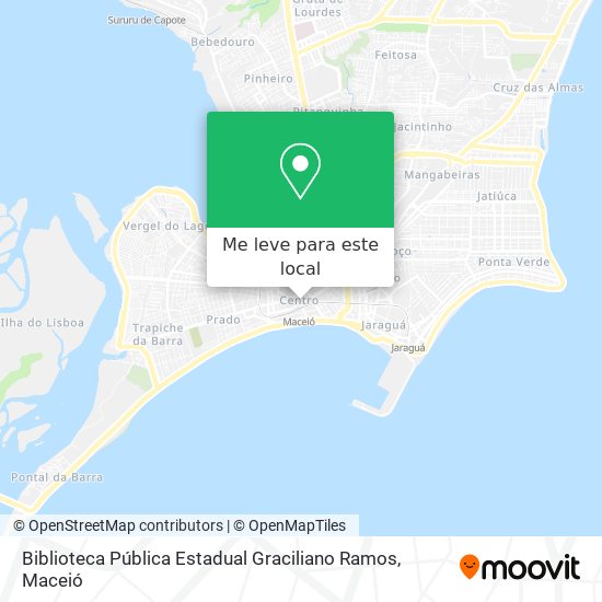 Biblioteca Pública Estadual Graciliano Ramos mapa